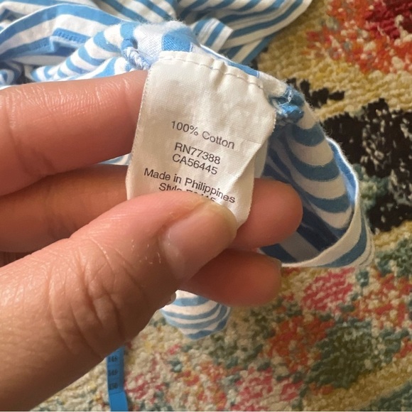 J. Crew stripped t shirt with front pocket size L - Picture 5 of 6